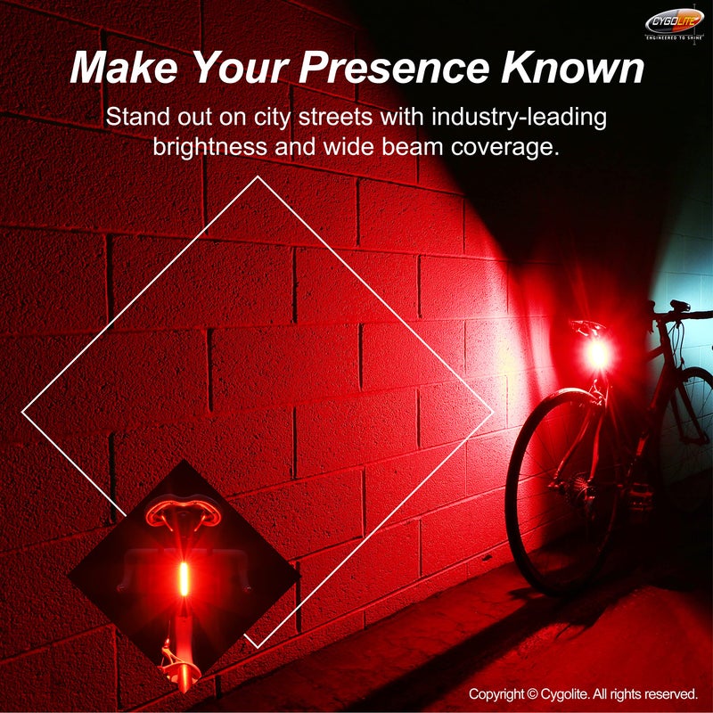 Cygolite Hotrod â€“ 90 Lumen Bike Tail Light - 6 Night & Daytime Modesâ€“ Wide Glowing LEDs- Compact & Sleekâ€“ IP64 Water Resistantâ€“ Sturdy Flexible Mount- USB Rechargeableâ€“Great for Busy Roads - Image 3